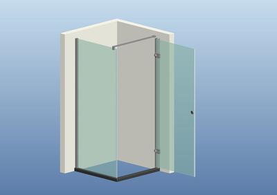 智能淋浴房平開門鉸鏈電動門 科技與美學的完美融合